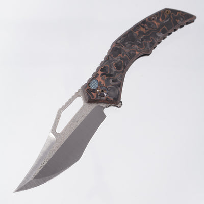 G-Werks Backstrom - Dark Matter Copper Carbon Fiber w/ Flamed Hardware - 2-Tone Magma 3V Sean Marfione Slum Grind