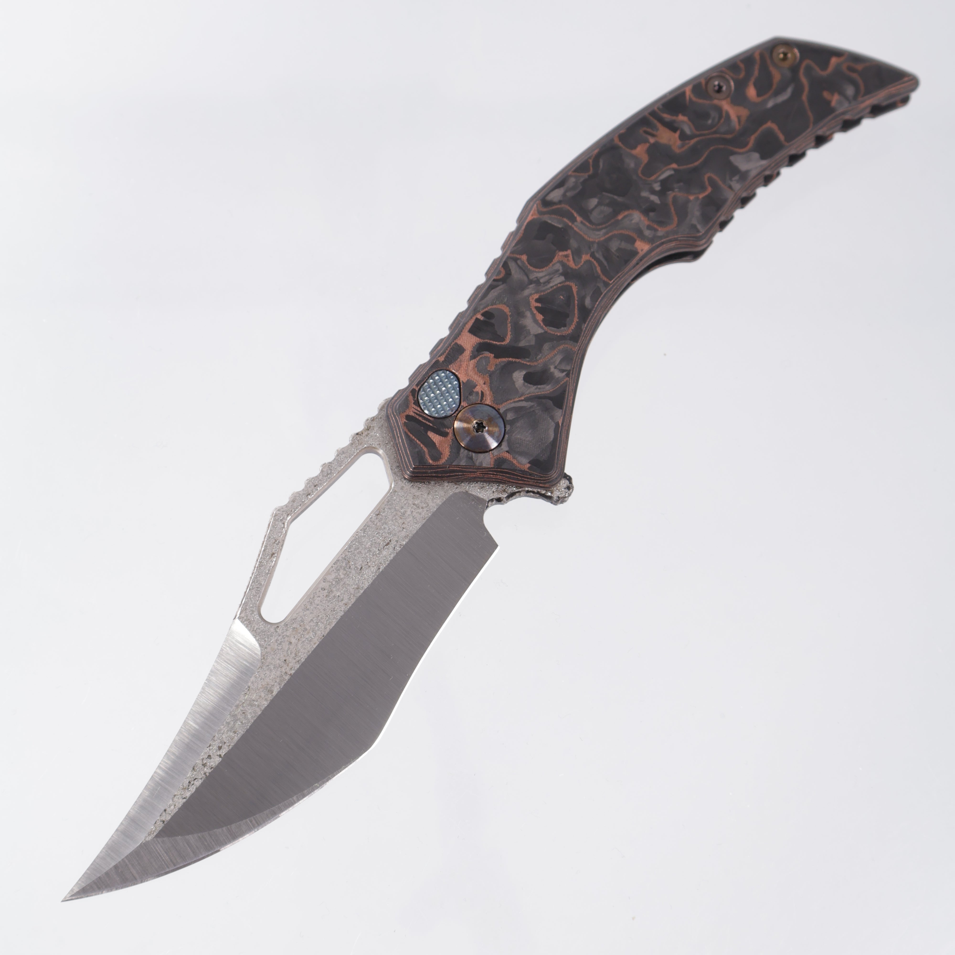 G-Werks Backstrom - Dark Matter Copper Carbon Fiber w/ Flamed Hardware - 2-Tone Magma 3V Sean Marfione Slum Grind