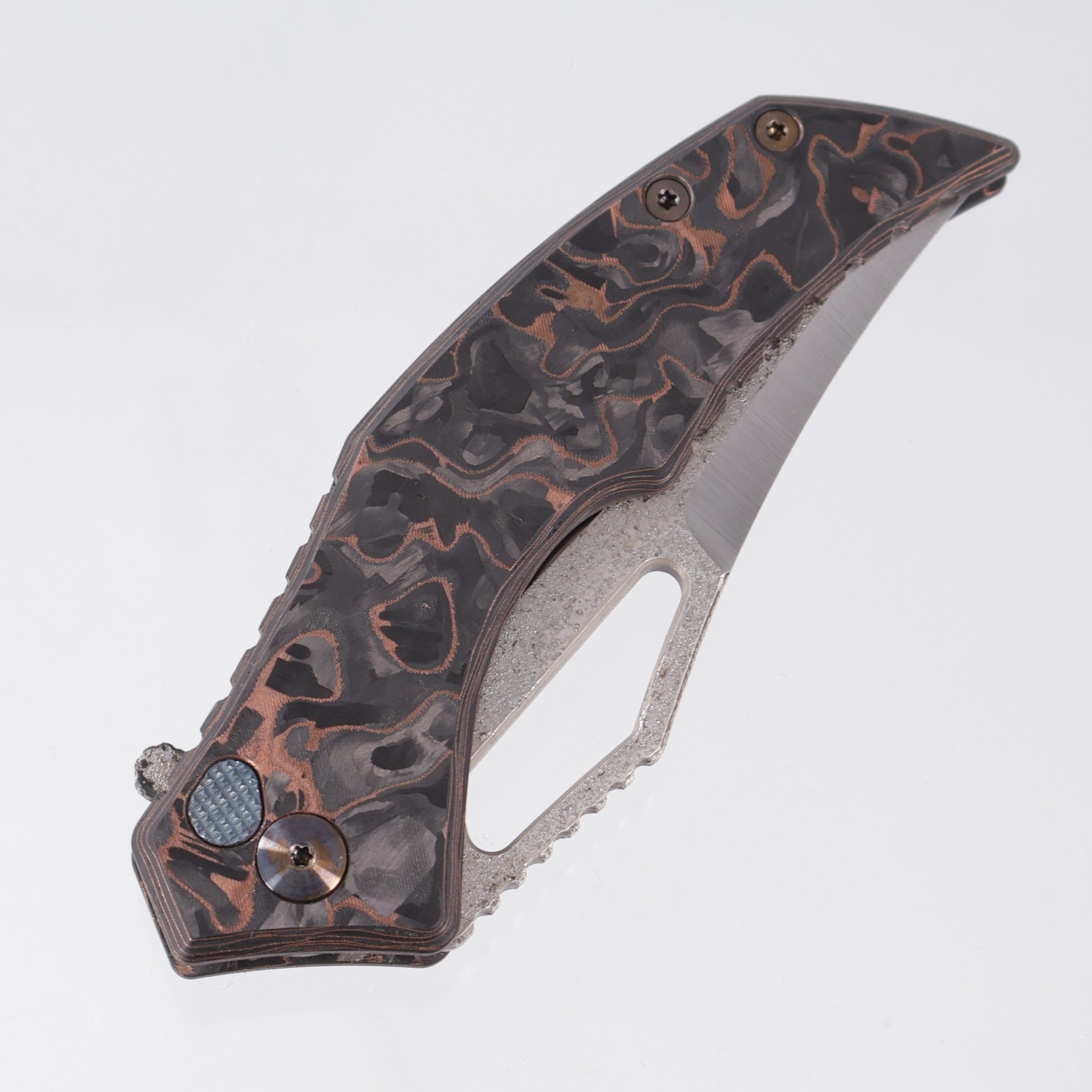 G-Werks Backstrom - Dark Matter Copper Carbon Fiber w/ Flamed Hardware - 2-Tone Magma 3V Sean Marfione Slum Grind