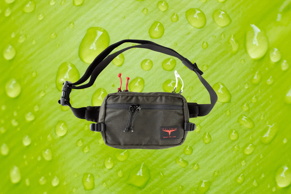 Paladin 33 Outback MK.3 Concealed Carry Sling Bag - Dark Green 10oz British Millerain Waxed Canvas