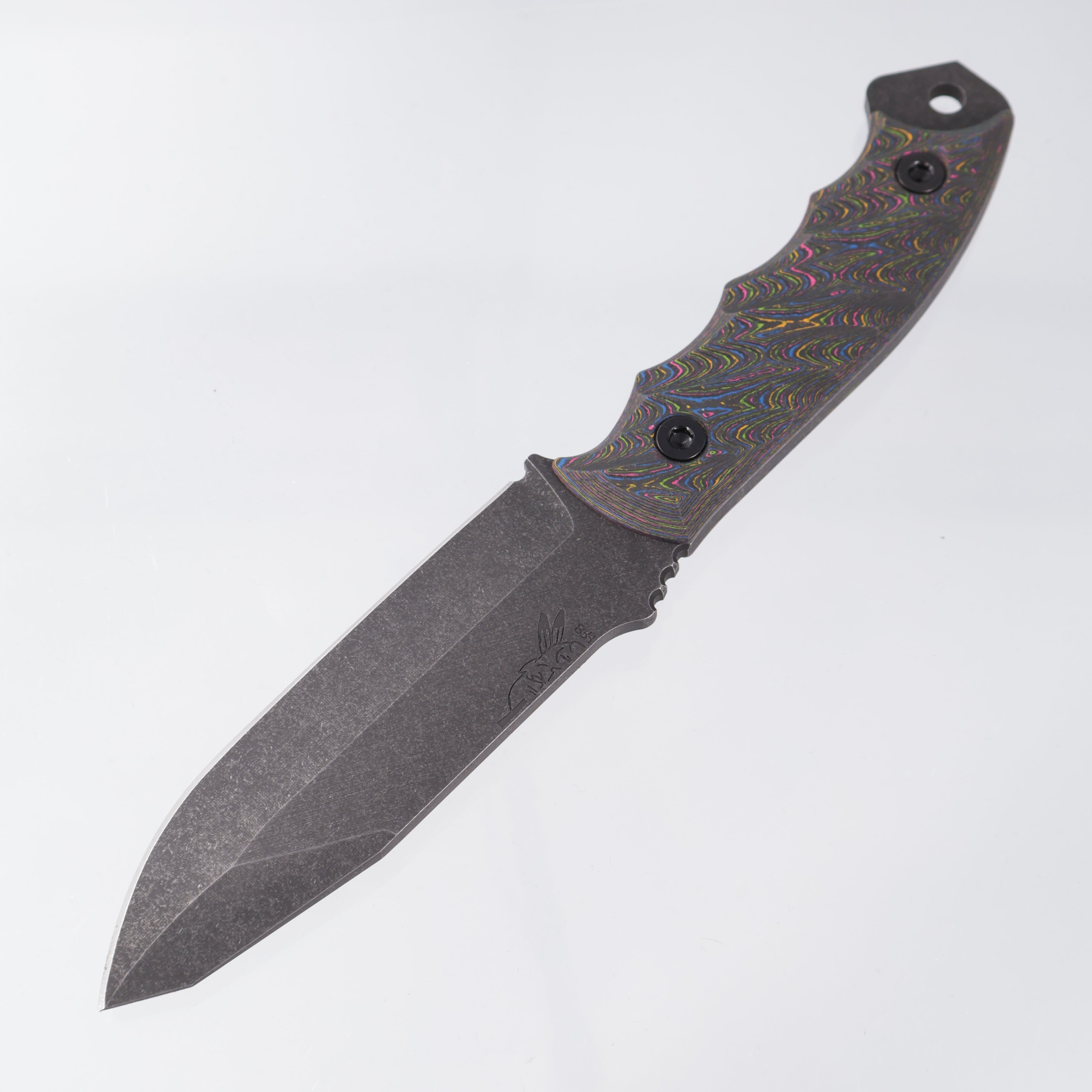 Half Face Blades Disaster Breacher - Textured 80s Camo Carbon Scales - Dark Stonewash 3V - BROP Exclusive
