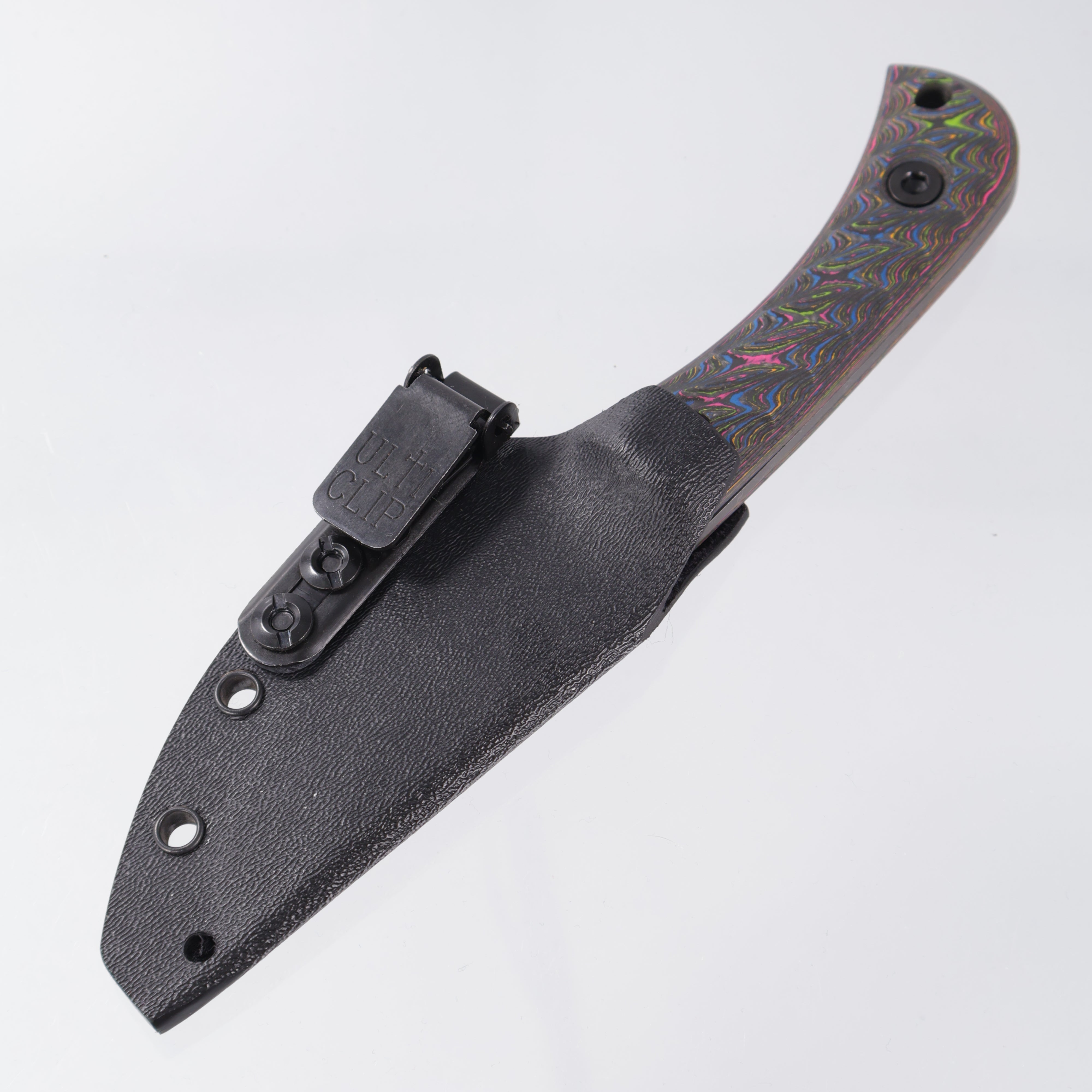 Half Face Blades Cav Jr. - Textured 80s Camo Carbon Scales - Dark Stonewash S45VN - BROP Exclusive