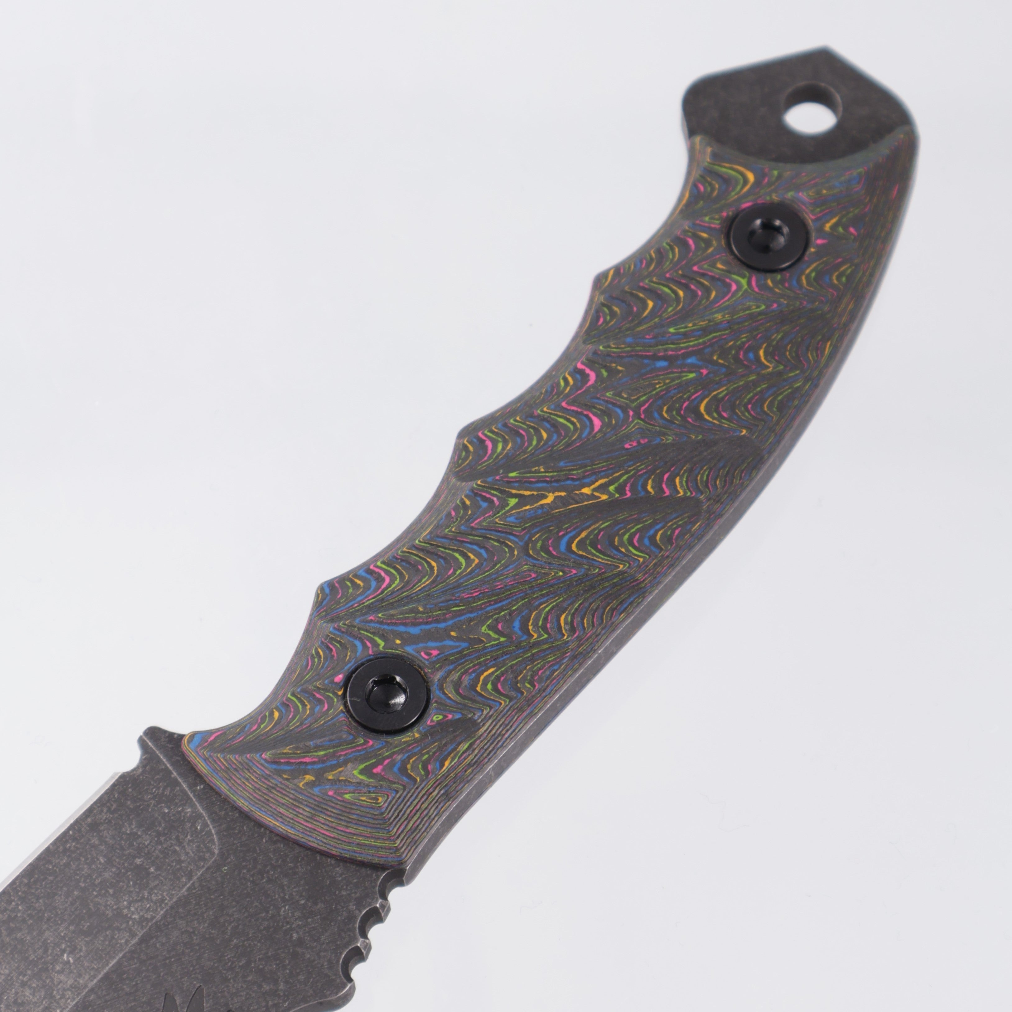 Half Face Blades Disaster Breacher - Textured 80s Camo Carbon Scales - Dark Stonewash 3V - BROP Exclusive