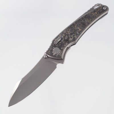 Hawk Knives Talon - Brightwash Titanium w/ Bronze TechnoCarbo - Brightwash M390