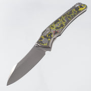 Hawk Knives Talon - Brightwash Titanium w/ Boba Fett Camo Carbon - Brightwash M390
