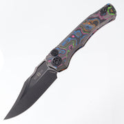 Heretic Wraith V4 Auto Bowie - BR OP Exclusive - 80s Camo Carbon - DLC Magnacut H002-6A-CC/80s