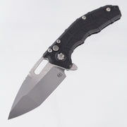 Heretic Martyr Buttonlock - Black Polymer - Stonewash Magnacut - H057-2A