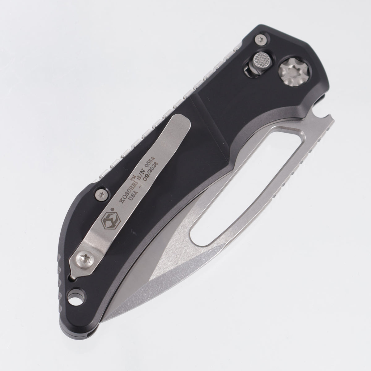 Heretic Koschei - Black Aluminum - Stonewash Magnacut - H061-2A