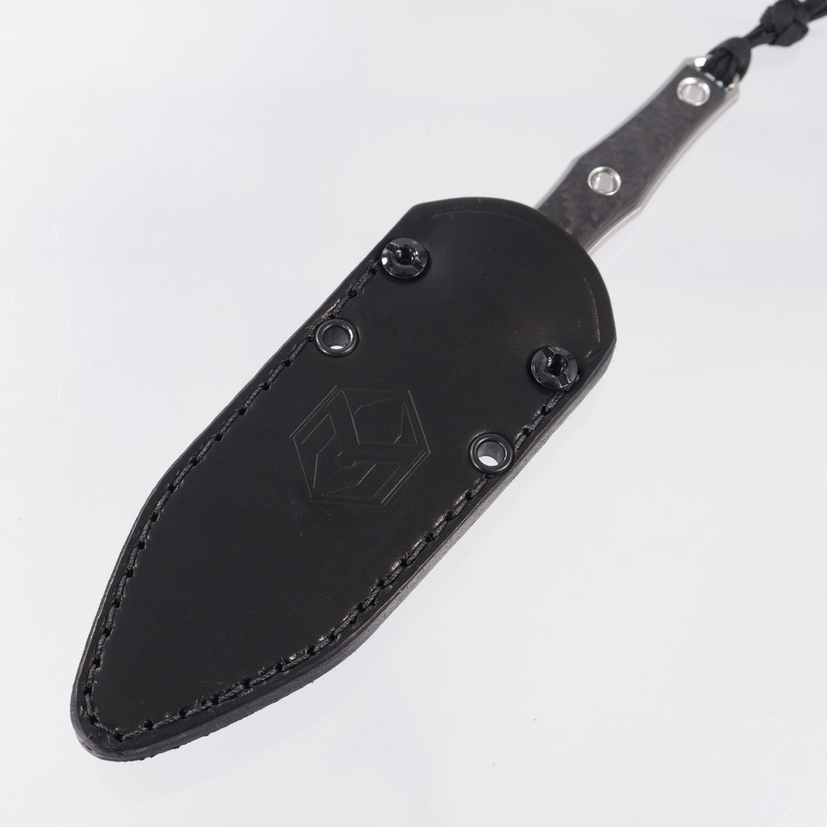 Heretic Mini Nephilim - Carbon Fiber - Stonewash Full Serrate Magnacut - H069-2C-CF