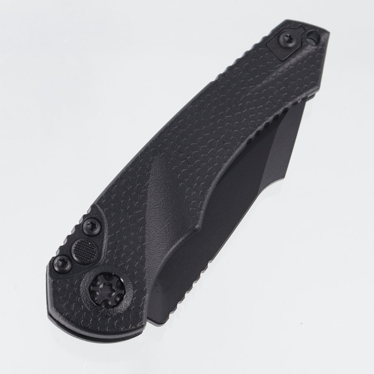 Heretic Mini Pariah Auto Single Edge - Black Polymer - Black Tactical Magnacut - H054-4A-T