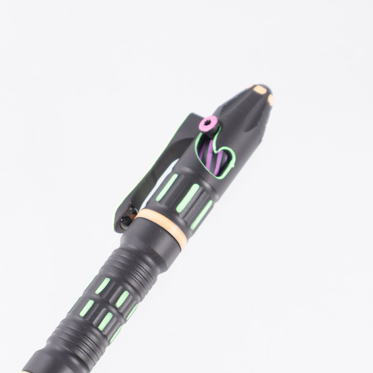 Heretic Thoth - 80s Neon Cel Shade - Modular Titanium Bolt Action Pen - H038-CS-80S - BROP Exclusive