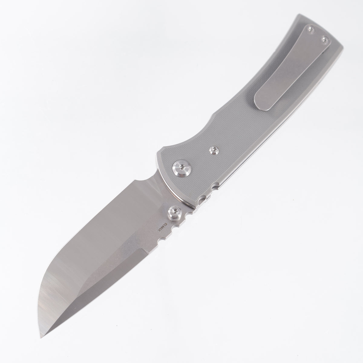 Chaves Redencion 229 Drop Point Blue Label - Charcoal Grey G10 - Belt Satin Elmax