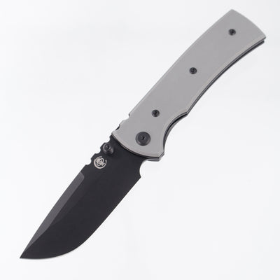Chaves Redencion 229 Drop Point Blue Label - Charcoal Grey G10 - Black PVD Elmax