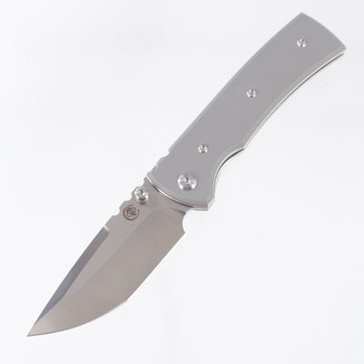 Chaves Redencion 229 Tanto Blue Label - Charcoal Grey G10 - Belt Satin Elmax