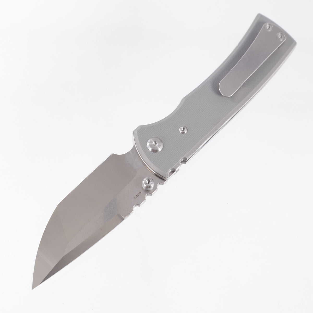 Chaves Redencion 229 Tanto Blue Label - Charcoal Grey G10 - Belt Satin Elmax