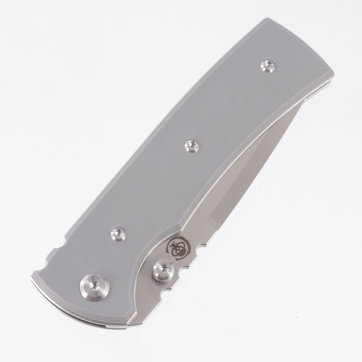 Chaves Redencion 229 Tanto Blue Label - Charcoal Grey G10 - Belt Satin Elmax