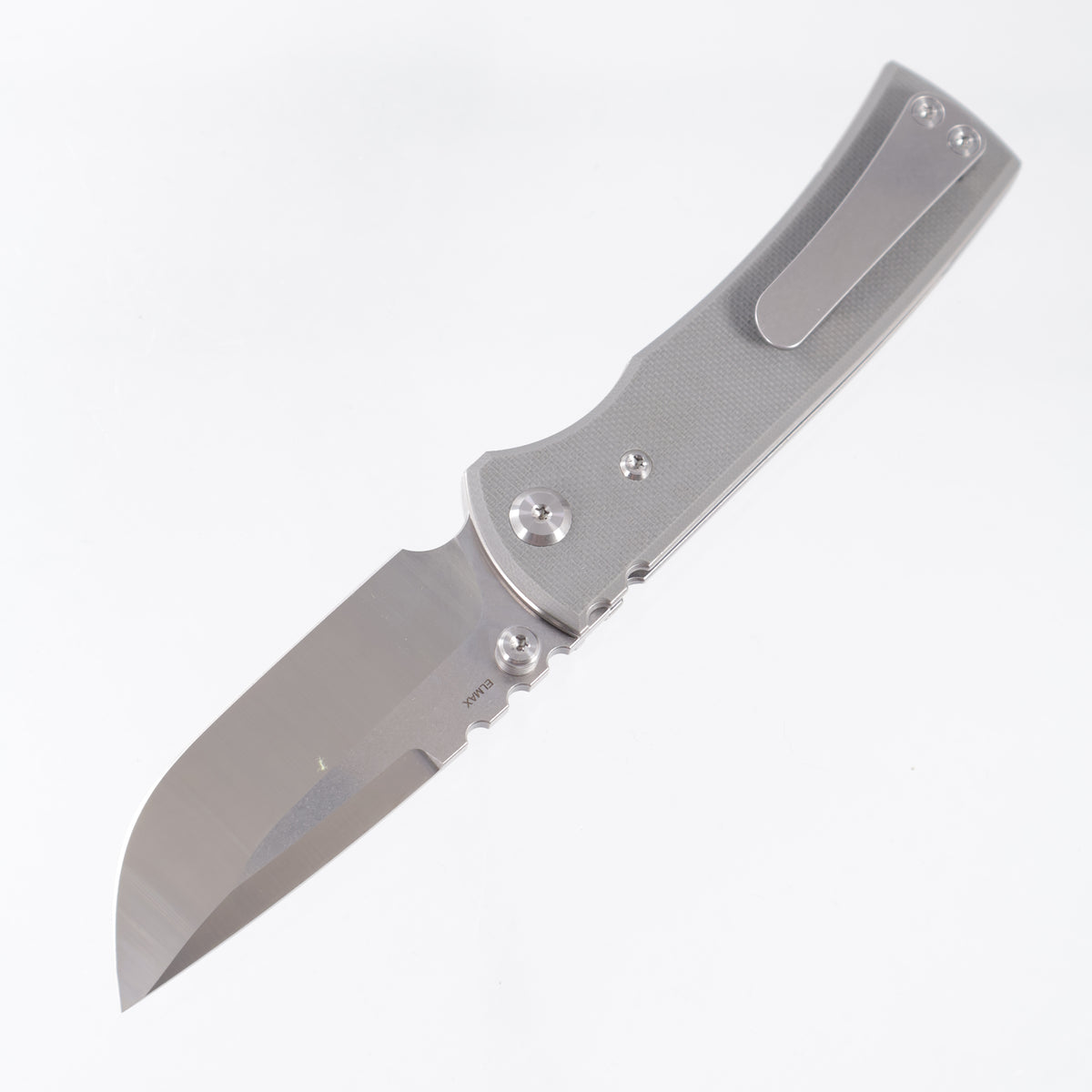 Chaves Redencion Street Drop Point Blue Label - Charcoal Grey G10 - Belt Satin Elmax