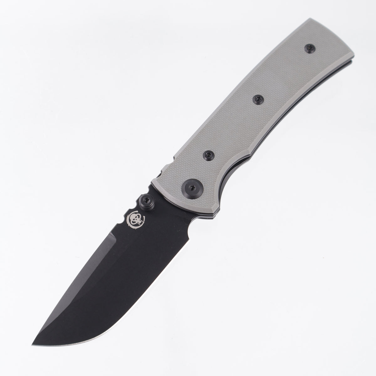 Chaves Redencion Street Drop Point Blue Label - Charcoal Grey G10 - Black PVD Elmax