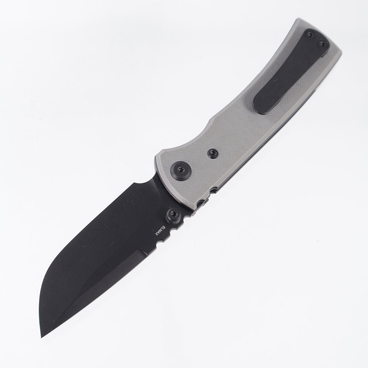 Chaves Redencion Street Drop Point Blue Label - Charcoal Grey G10 - Black PVD Elmax