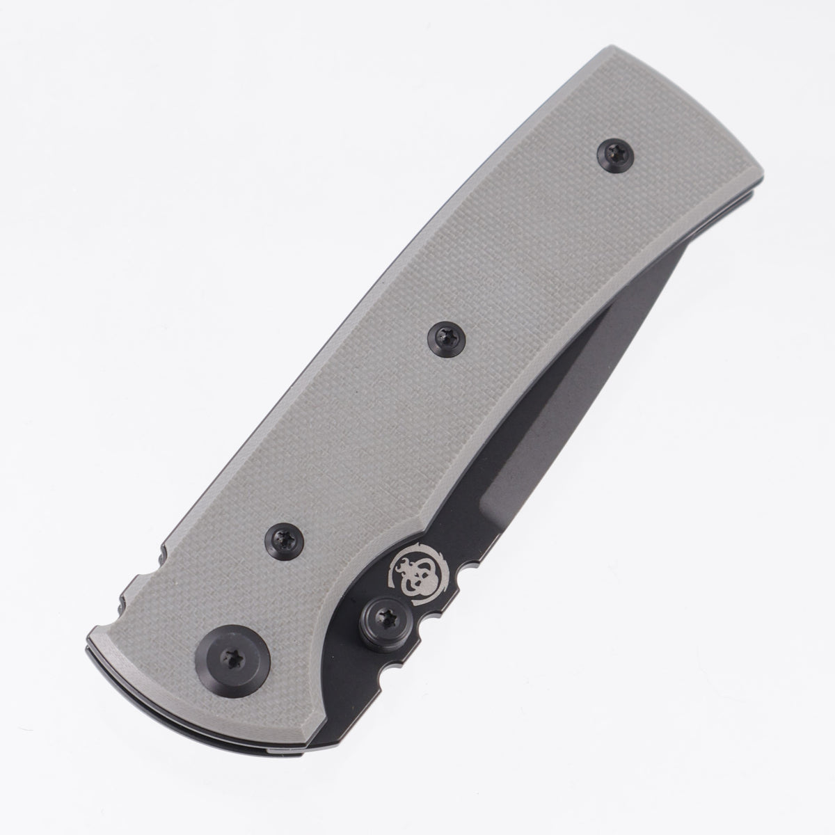 Chaves Redencion Street Drop Point Blue Label - Charcoal Grey G10 - Black PVD Elmax