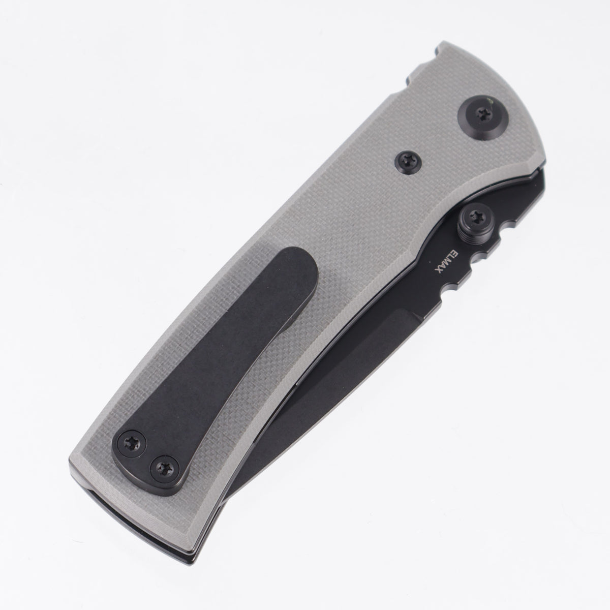 Chaves Redencion Street Drop Point Blue Label - Charcoal Grey G10 - Black PVD Elmax