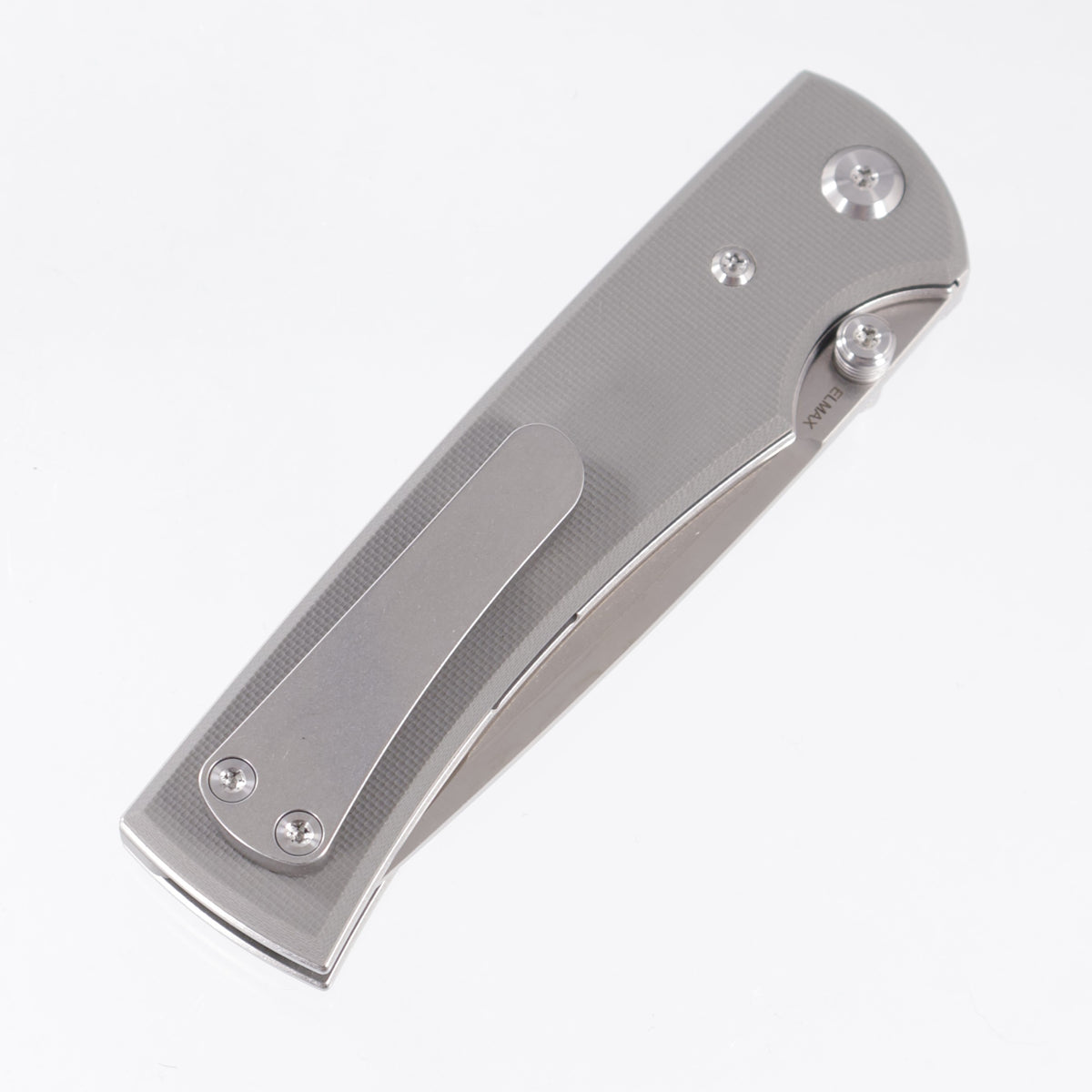 Chaves Liberation 229 Tanto Blue Label - Charcoal Grey G10 - Belt Satin Elmax
