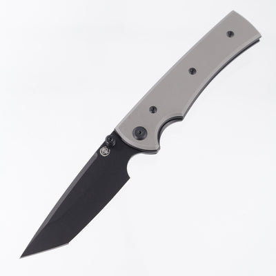 Chaves Liberation 229 Tanto Blue Label - Charcoal Grey G10 - Black PVD Elmax