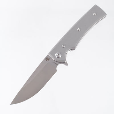Chaves Liberation Street Drop Point Blue Label - Charcoal Grey G10 - Belt Satin Elmax