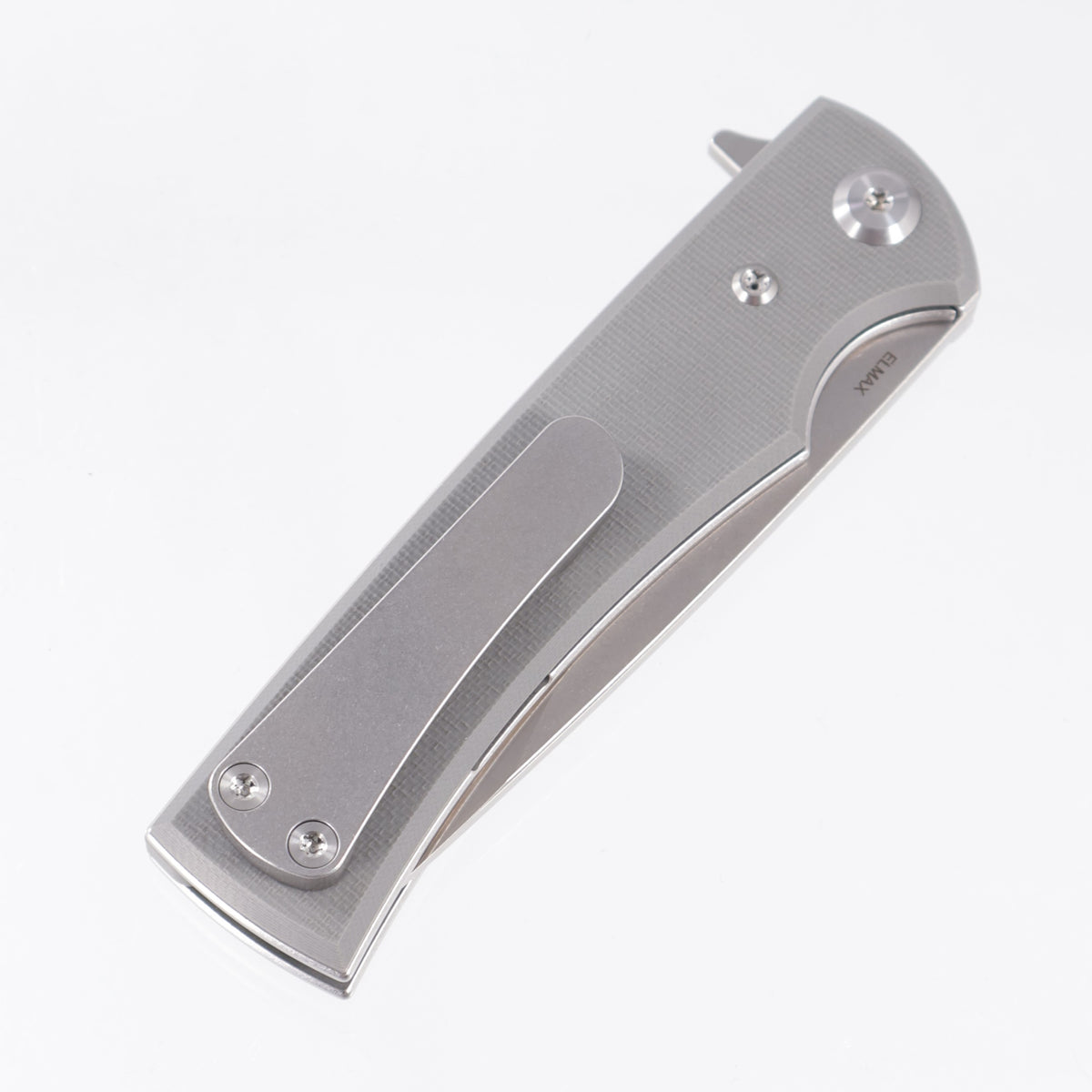 Chaves Liberation Street Drop Point Blue Label - Charcoal Grey G10 - Belt Satin Elmax