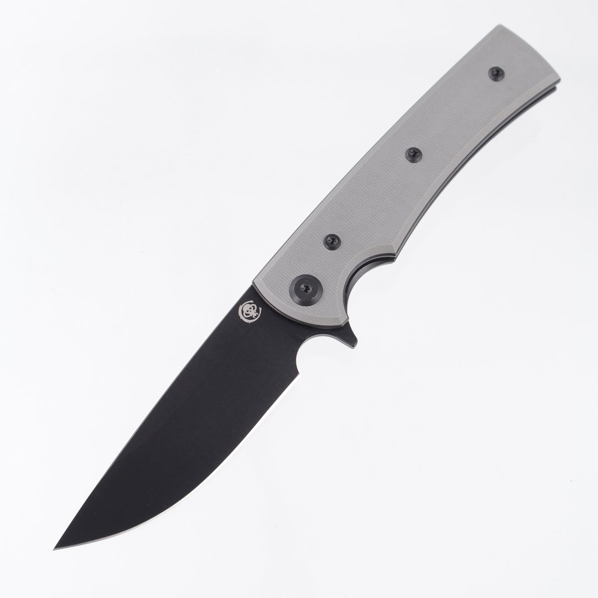 Chaves Liberation Street Drop Point Blue Label - Charcoal Grey G10 - Black PVD Elmax