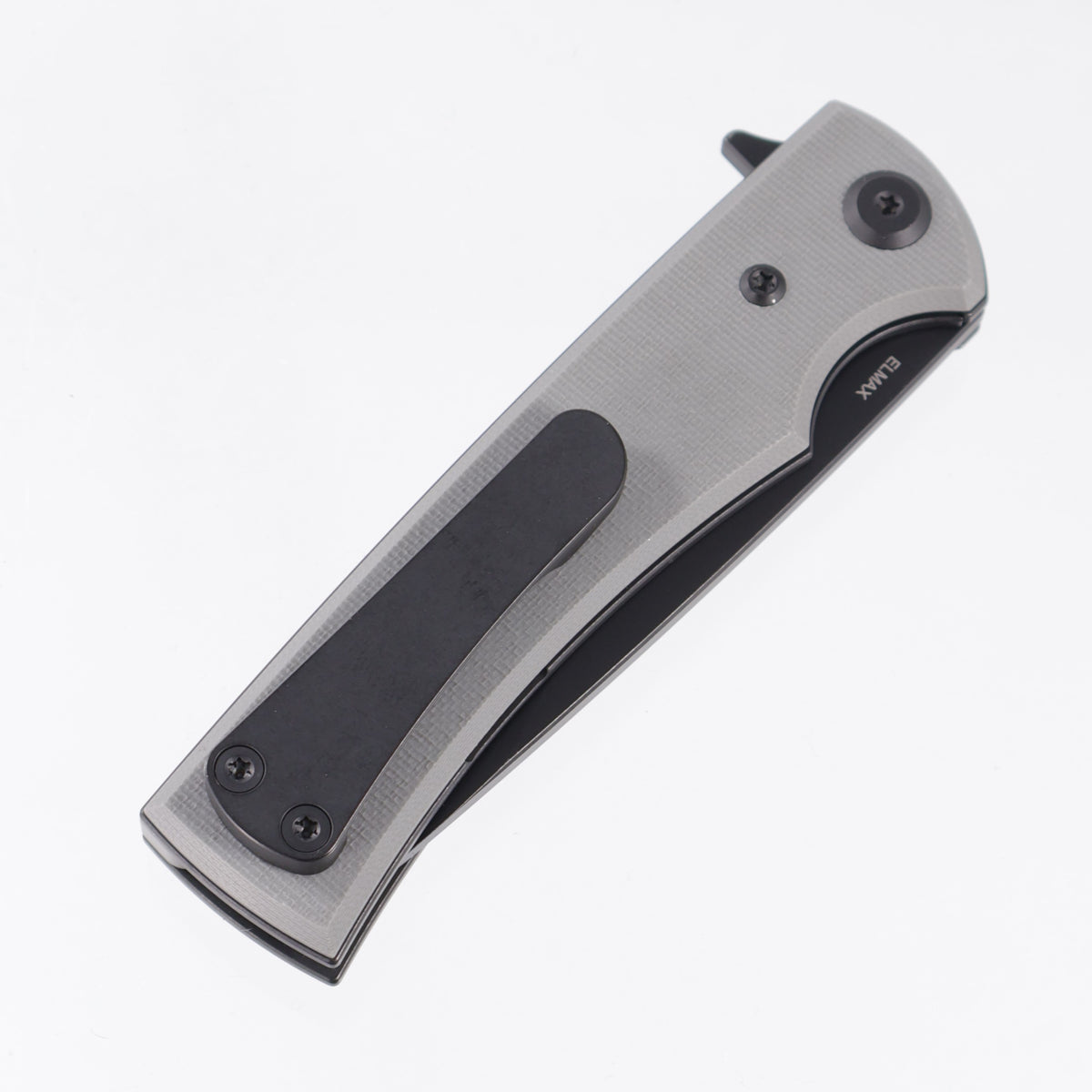 Chaves Liberation Street Drop Point Blue Label - Charcoal Grey G10 - Black PVD Elmax