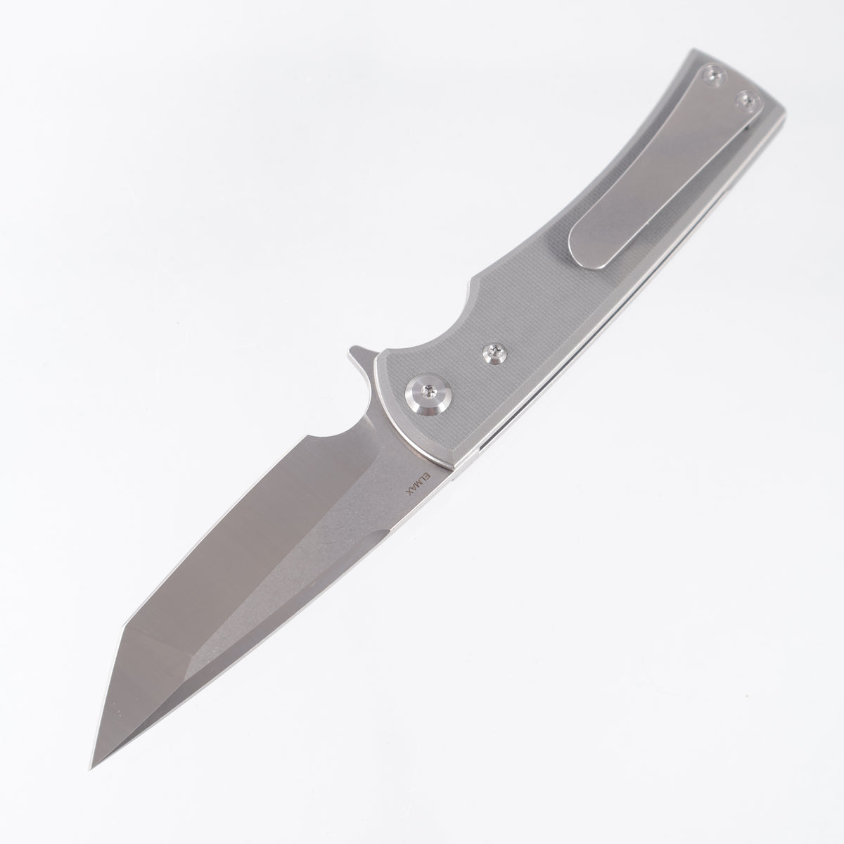Chaves Liberation Street Tanto Blue Label - Charcoal Grey G10 - Belt Satin Elmax