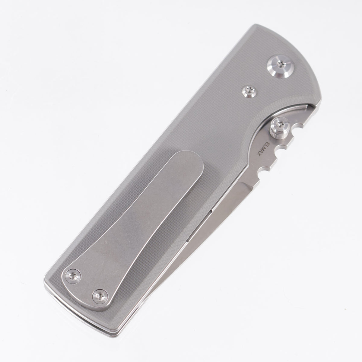 Chaves NTAK Redencion Drop Point Blue Label - Charcoal Grey G10 - Belt Satin Elmax