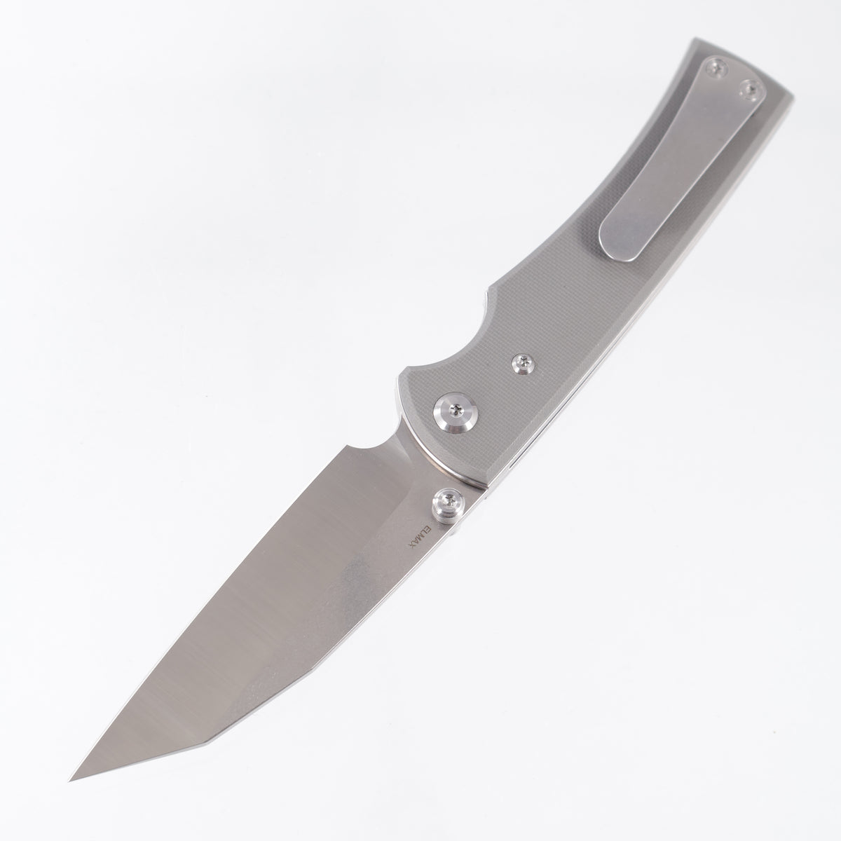 Chaves Sangre 229 Blue Label - Charcoal Grey G10 - Belt Satin Elmax