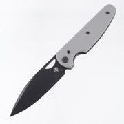 Chaves Knives x Brad Blount The Phase 229 Blue Label - Charcoal Grey G10 - Black PVD Elmax