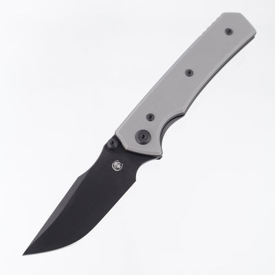 Chaves Knives x Sam Tran The Arison Street Blue Label - Charcoal Grey G10 - Black PVD Elmax