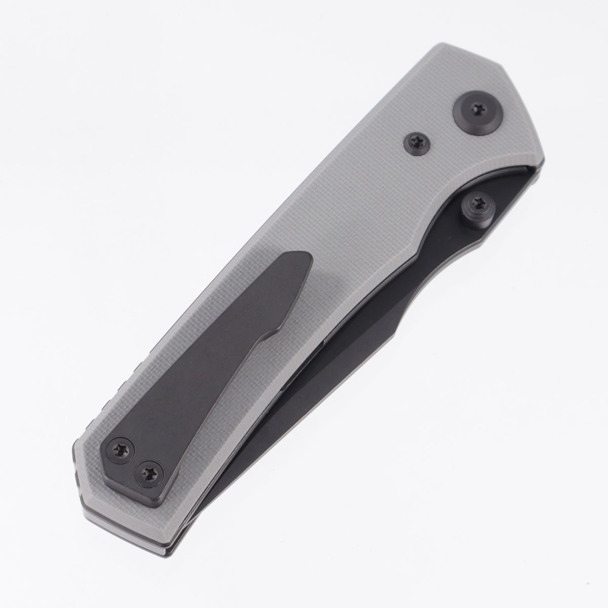 Chaves Knives x Sam Tran The Arison Street Blue Label - Charcoal Grey G10 - Black PVD Elmax