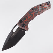 Heretic Knives Medusa Auto - DLC Tanto MagnaCut - Blood Red Camo Carbon - H011-6A-RD/CC