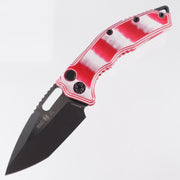 Heretic Medusa Auto - Candy Cane G-10 - DLC Tanto Magnacut - H011-6A-CANDY