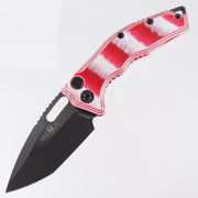 Heretic Medusa Auto, Factory 1 of 1 - Candy Cane G-10 - DLC Tanto Magnacut - H011-6A-CANDY