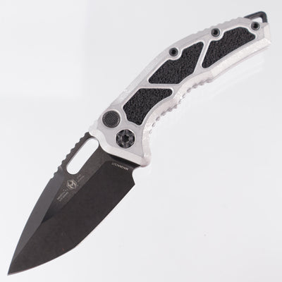 Heretic Medusa Auto - Blizzardworn Aluminum & Black Traction Inlays - DLC Tanto Magnacut - H011-6A-BLZ
