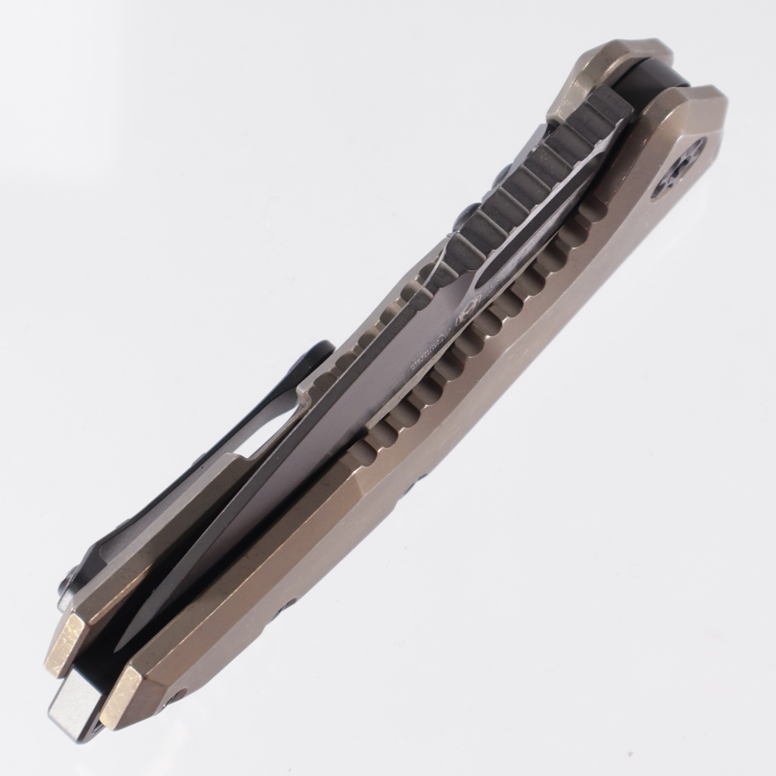 Heretic Medusa Manual - Antique Bronze Titanium - DLC Magnacut - H009-6A-TIBRZ