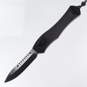 Heretic Hydra V4 Single Edge - Black - 2-Tone Black Tactical Magnacut - H407-10A-T