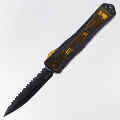 Heretic Manticore X - Ultem Inlays - D/E DLC Full Serrated Magnacut - H032-6C-ULTEM