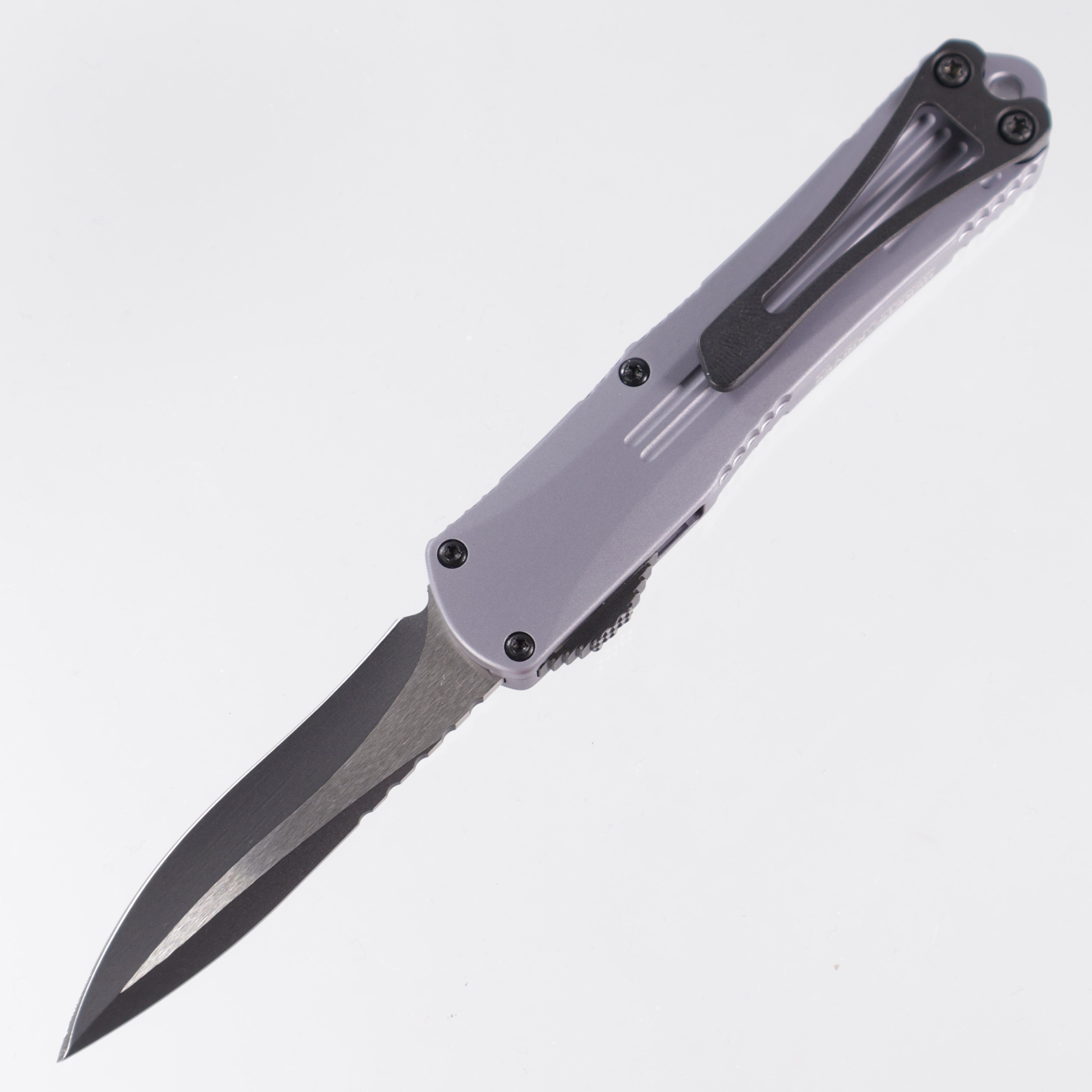 Heretic Manticore S - Gray Fluted Aluminum - Two-Tone Magnacut - H025-10A-GRAY