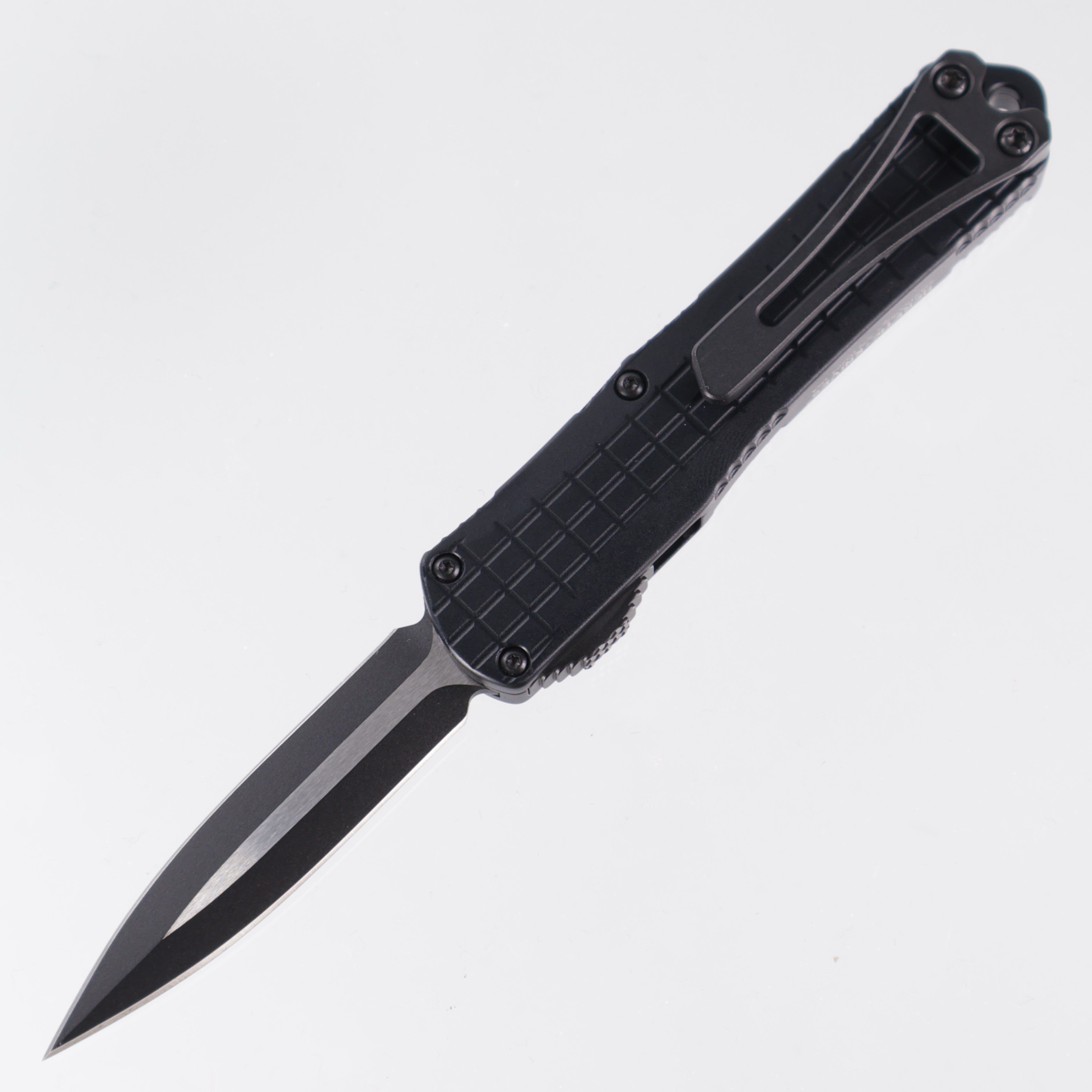 Heretic Manticore S - D/E Two-Tone Magnacut - Black Frag Tactical & Black Hardware - H024F-10C-T