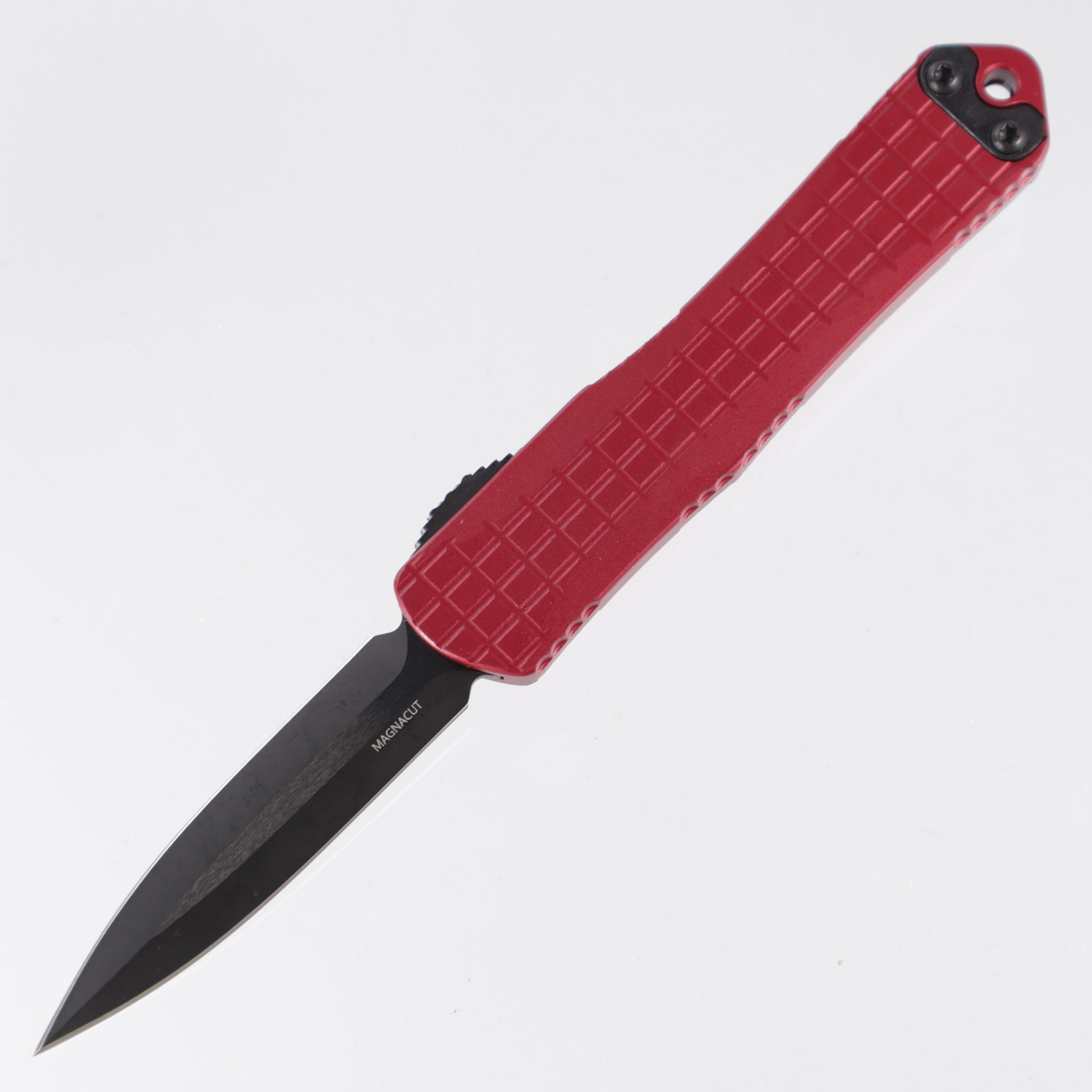 Heretic Manticore S - Red Frag Aluminum - D/E DLC Magnacut - H024F-6A-RED