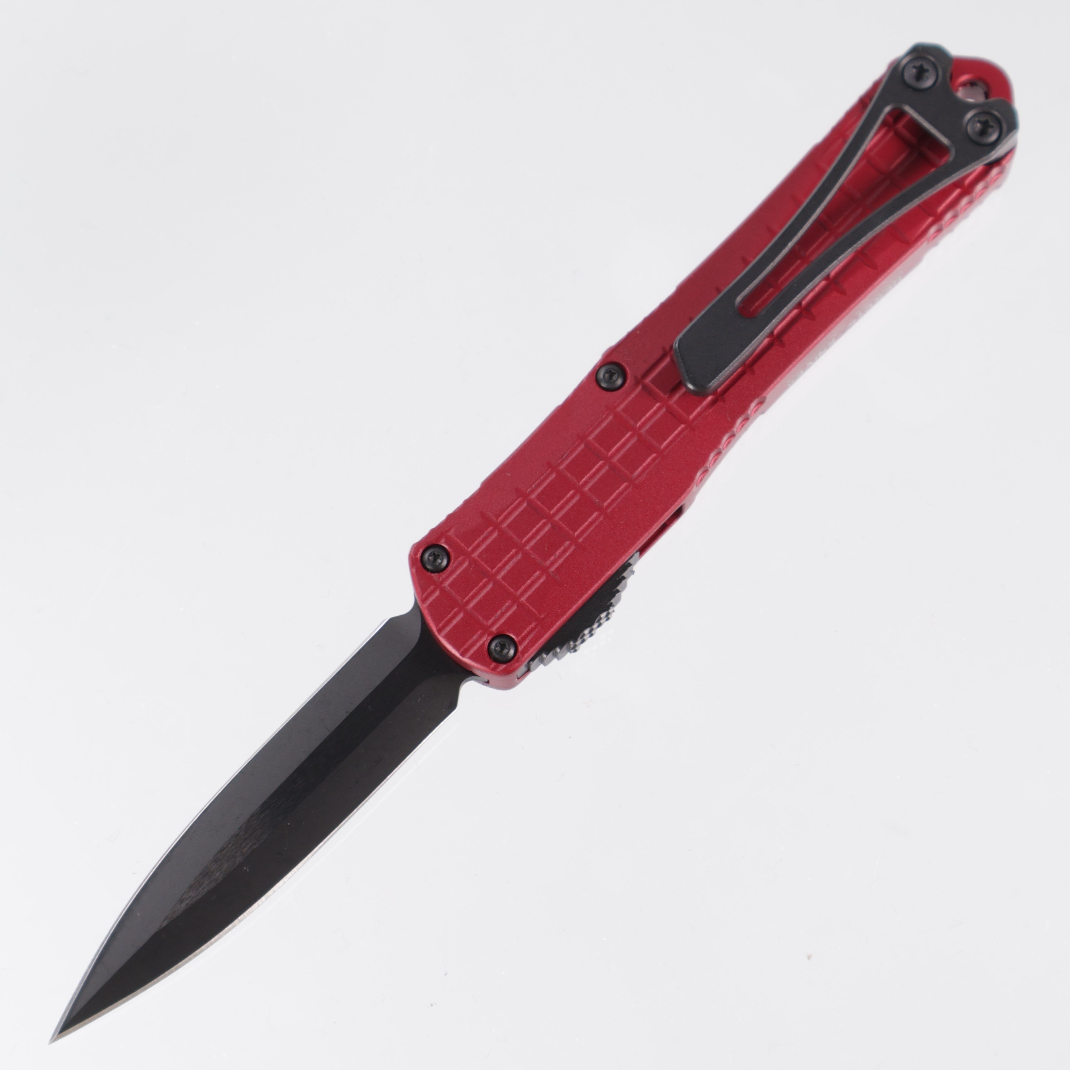 Heretic Manticore S - Red Frag Aluminum - D/E DLC Magnacut - H024F-6A-RED