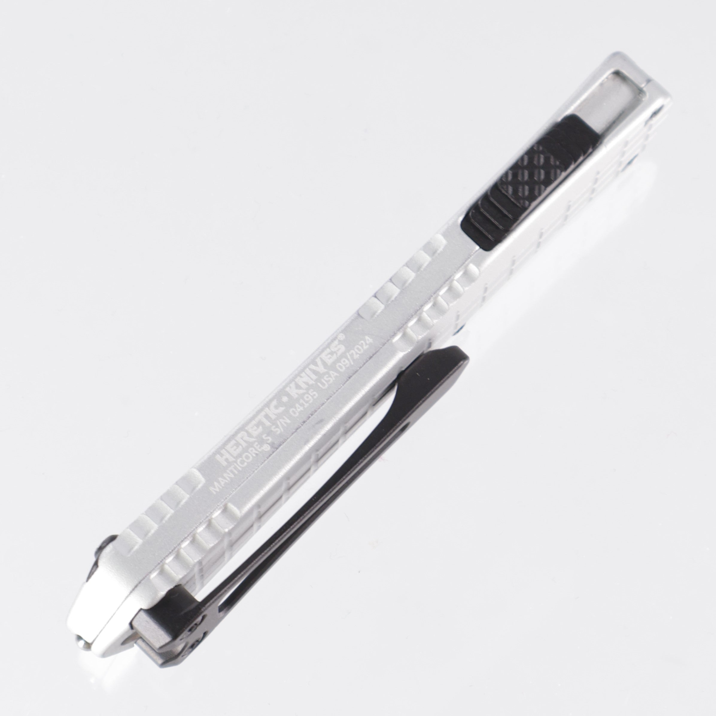 Heretic Manticore S - Natural Frag Aluminum - D/E DLC Magnacut - H024F-6A-NAT