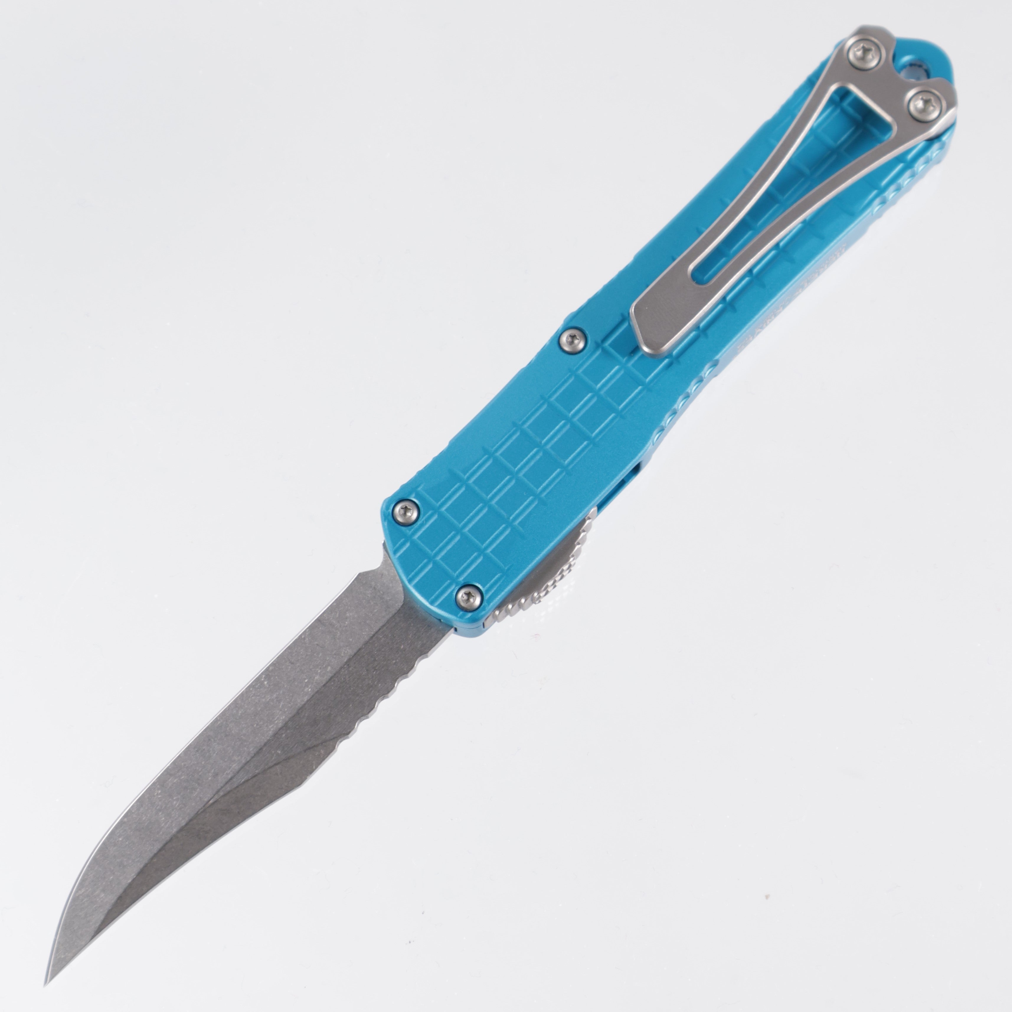 Heretic Manticore S - Turquoise Frag Aluminum - Bowie Magnacut - H022BF-2A-TQ